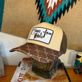 HHH Patch Ball Cap- Brown Horse Shoe