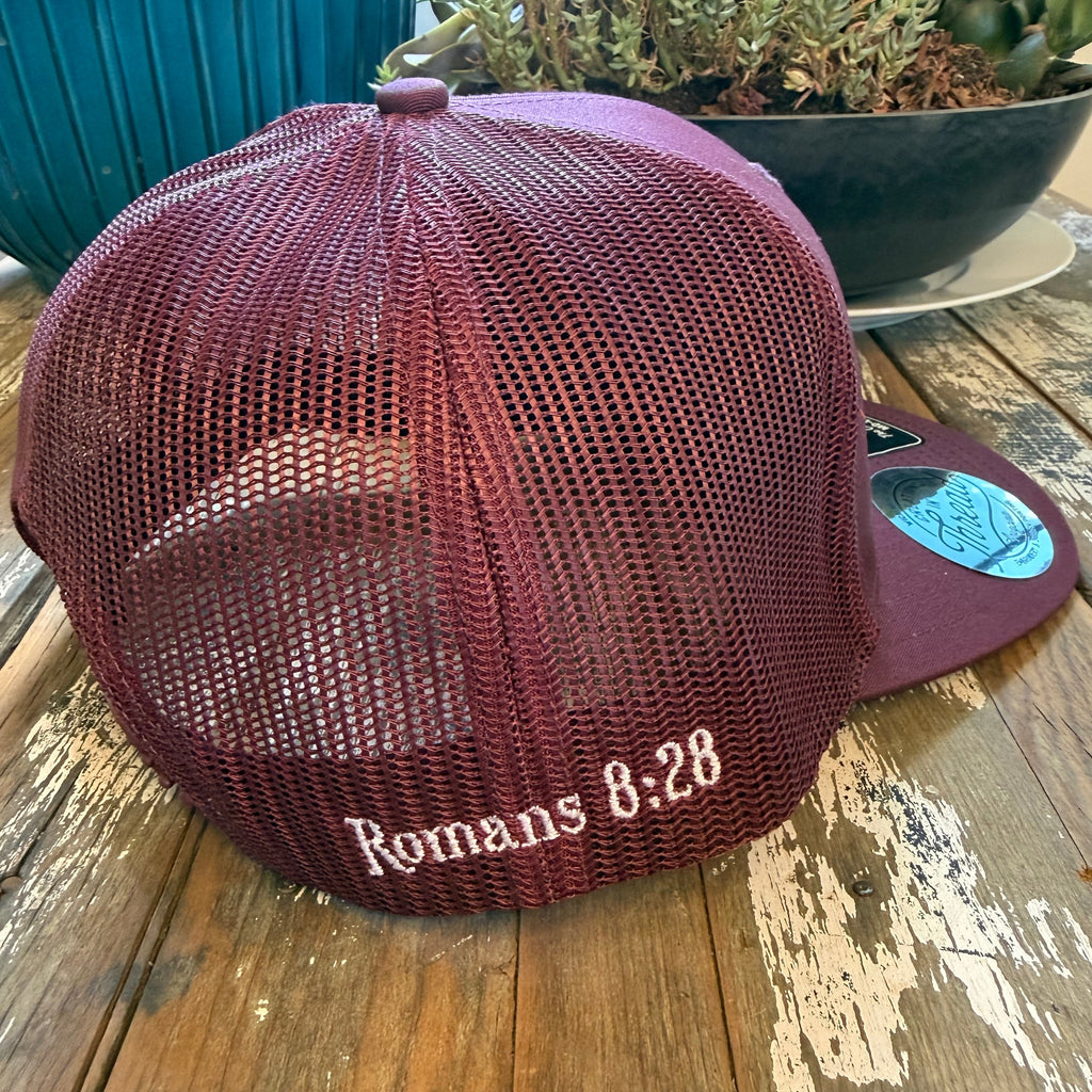 HHH Patch Ball Cap- Maroon Richardson 112