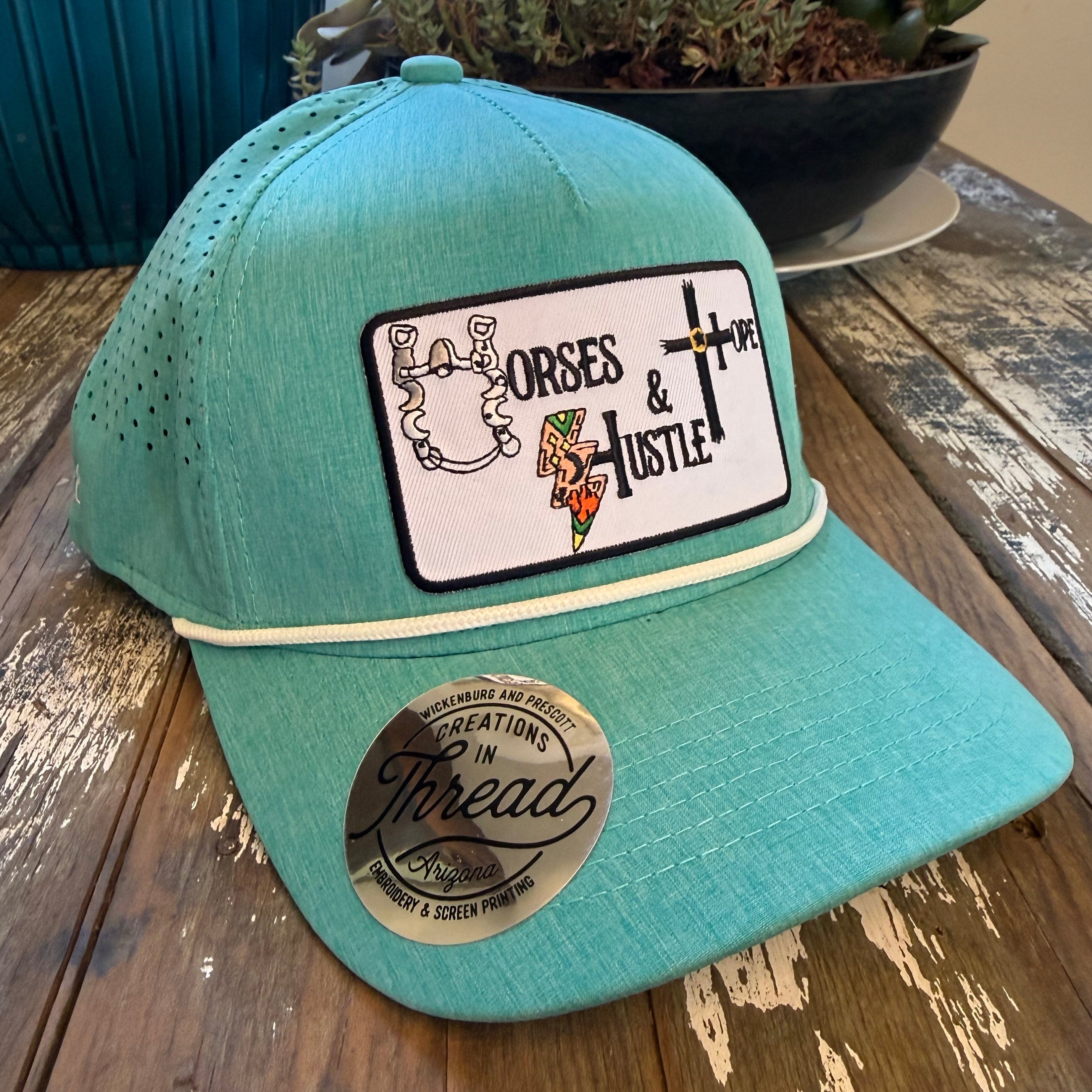 HHH Patch Ball Cap- Turquoise Richardson Outdoor 355